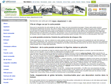 Tablet Screenshot of cartes-et-patrimoine.com